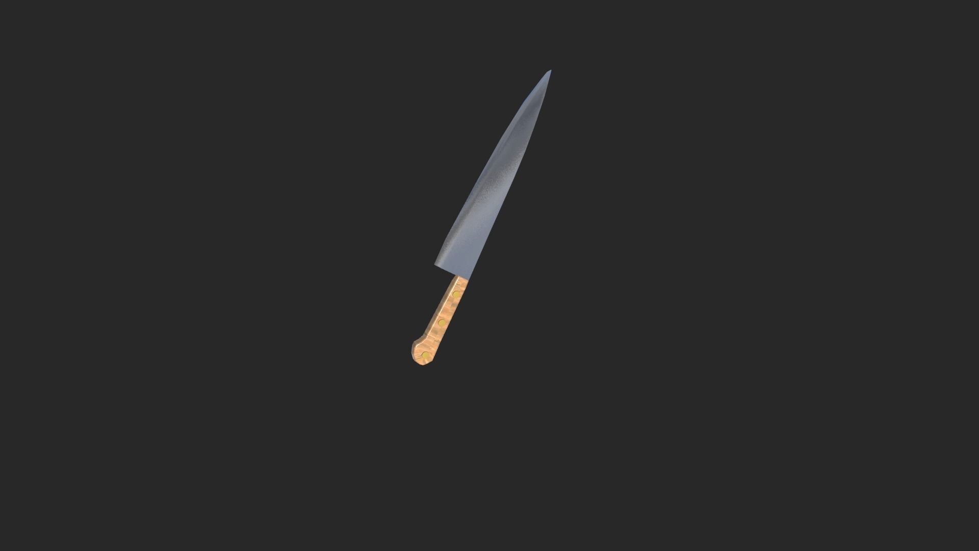 Knife of Michael Myers Low-poly 3D model_1