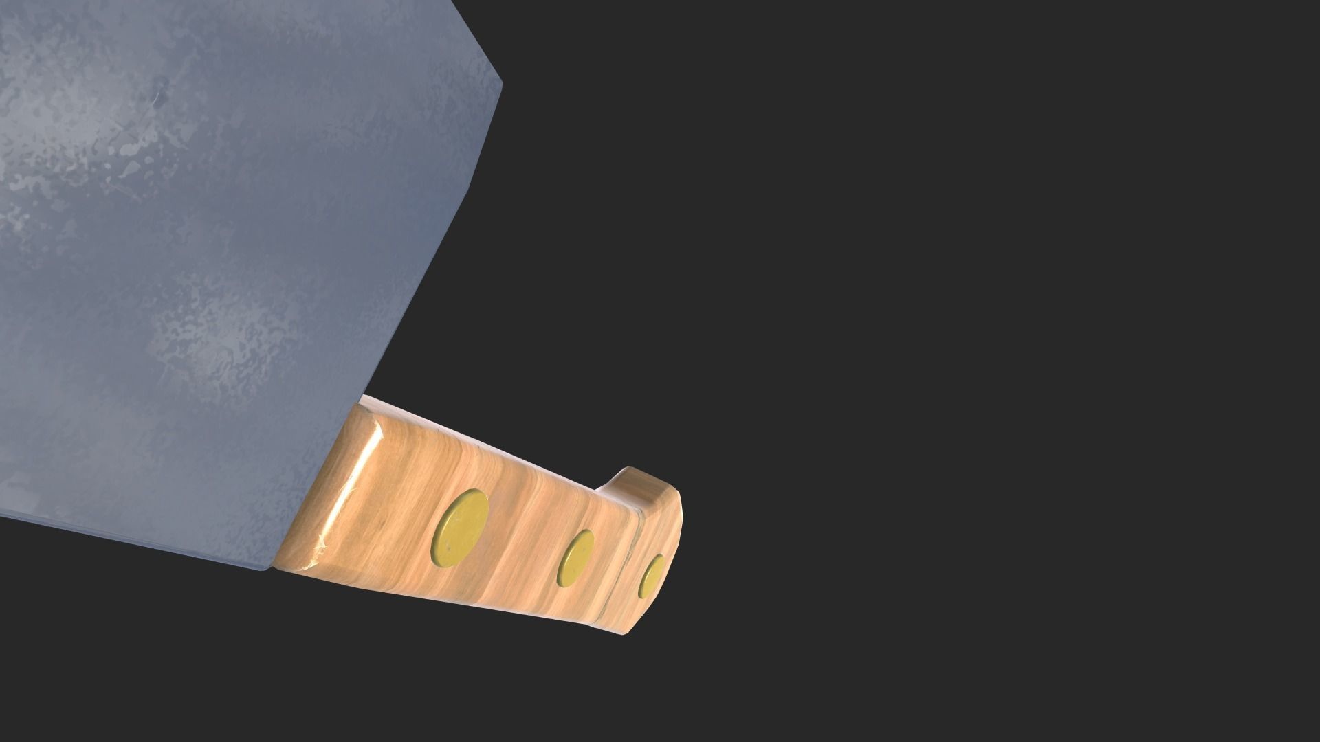 Knife of Michael Myers Low-poly 3D model_4