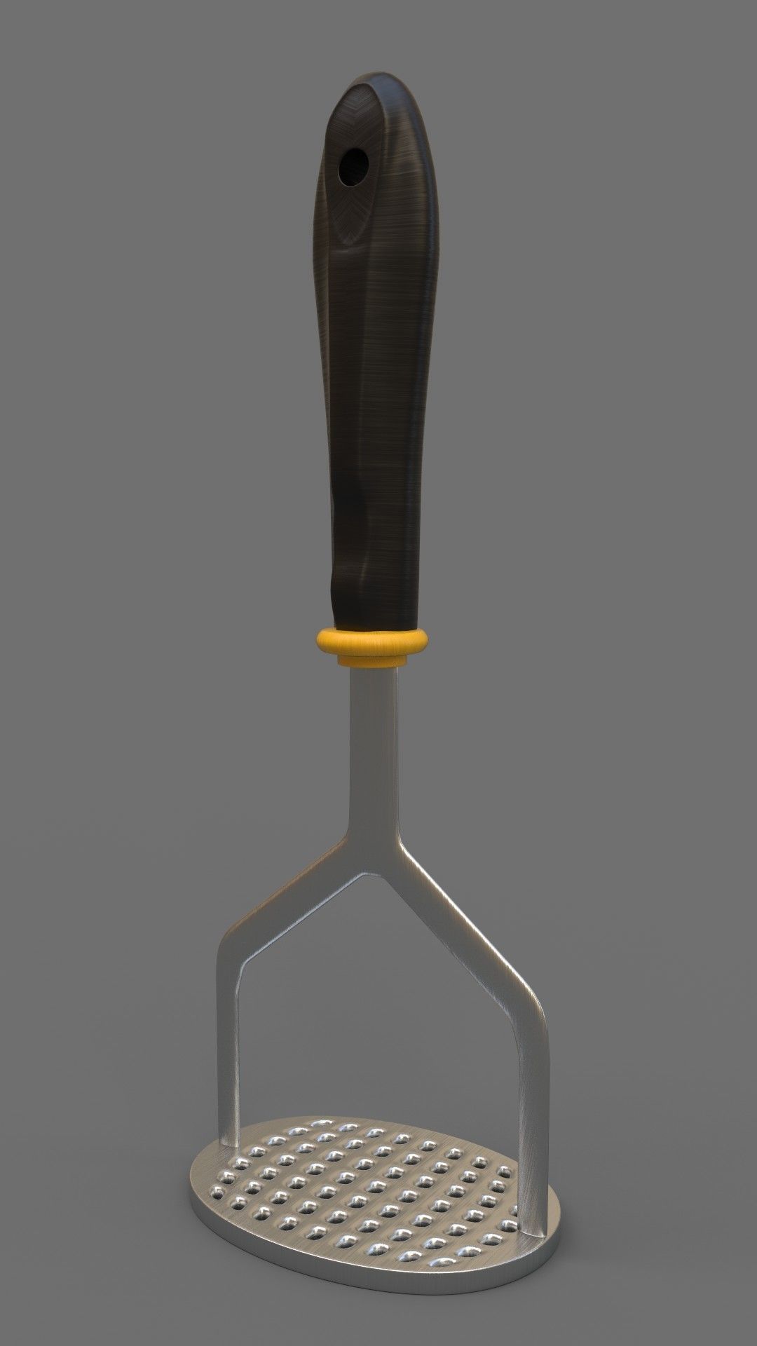 Potato Masher Low-poly 3D model_1