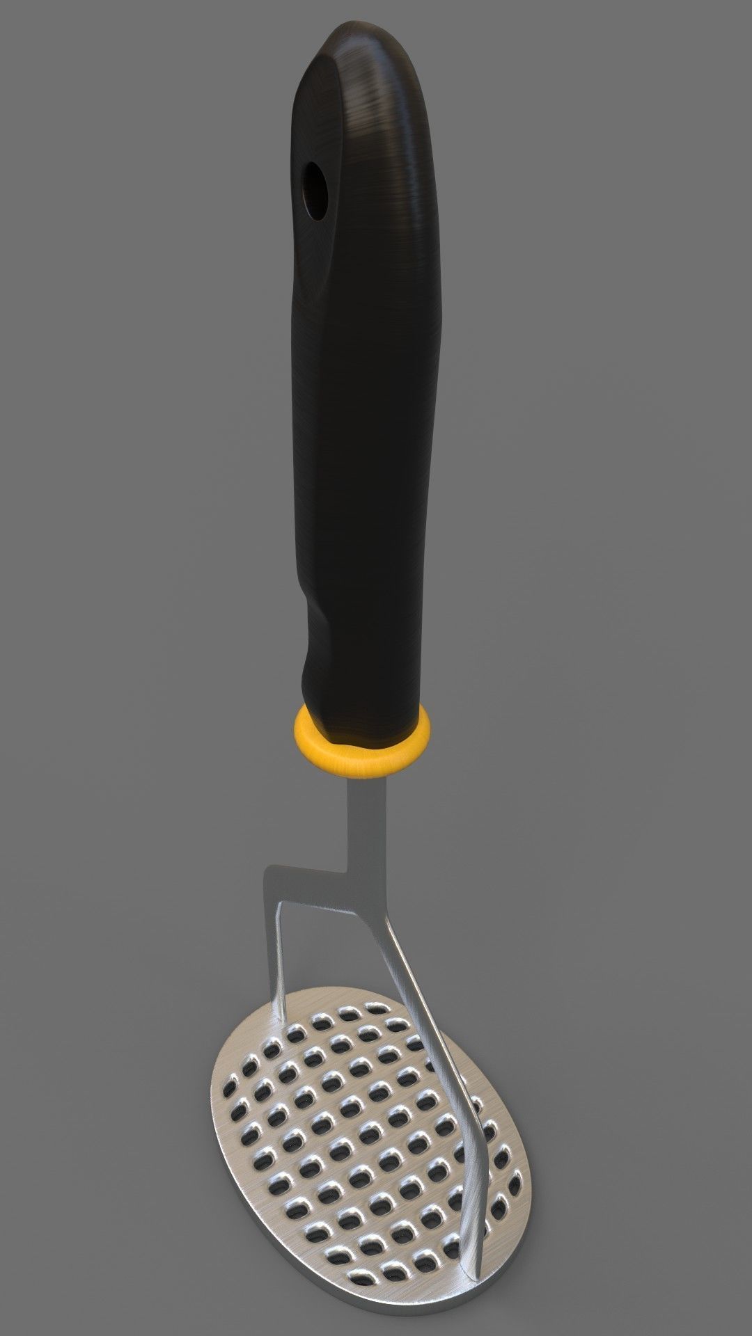 Potato Masher Low-poly 3D model_2
