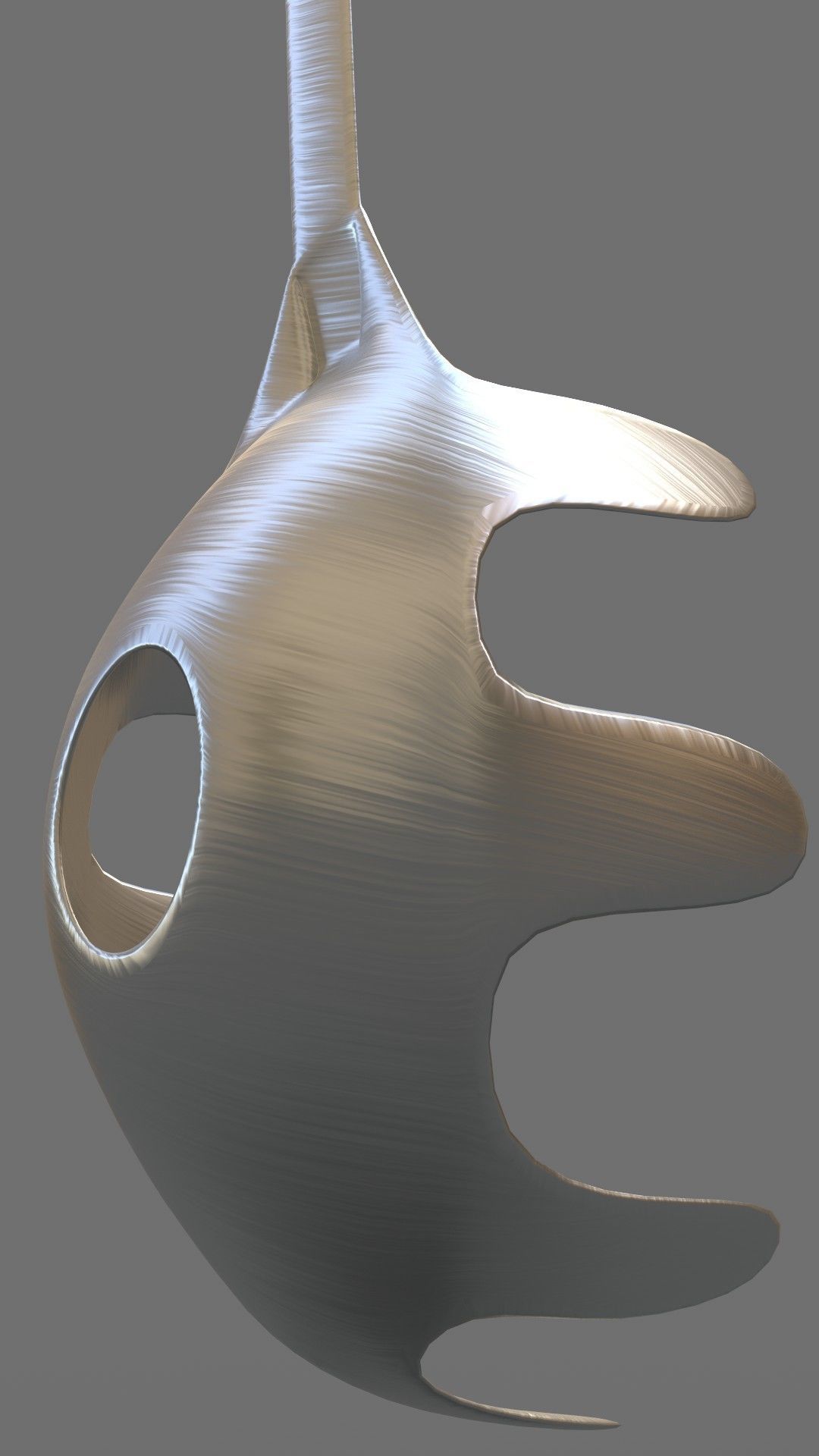 Spaghetti Server Low-poly 3D model_3