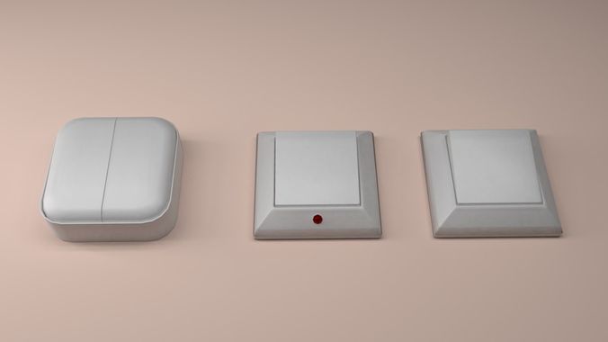 3D model Low poly switches 1 VR / AR / low-poly | CGTrader