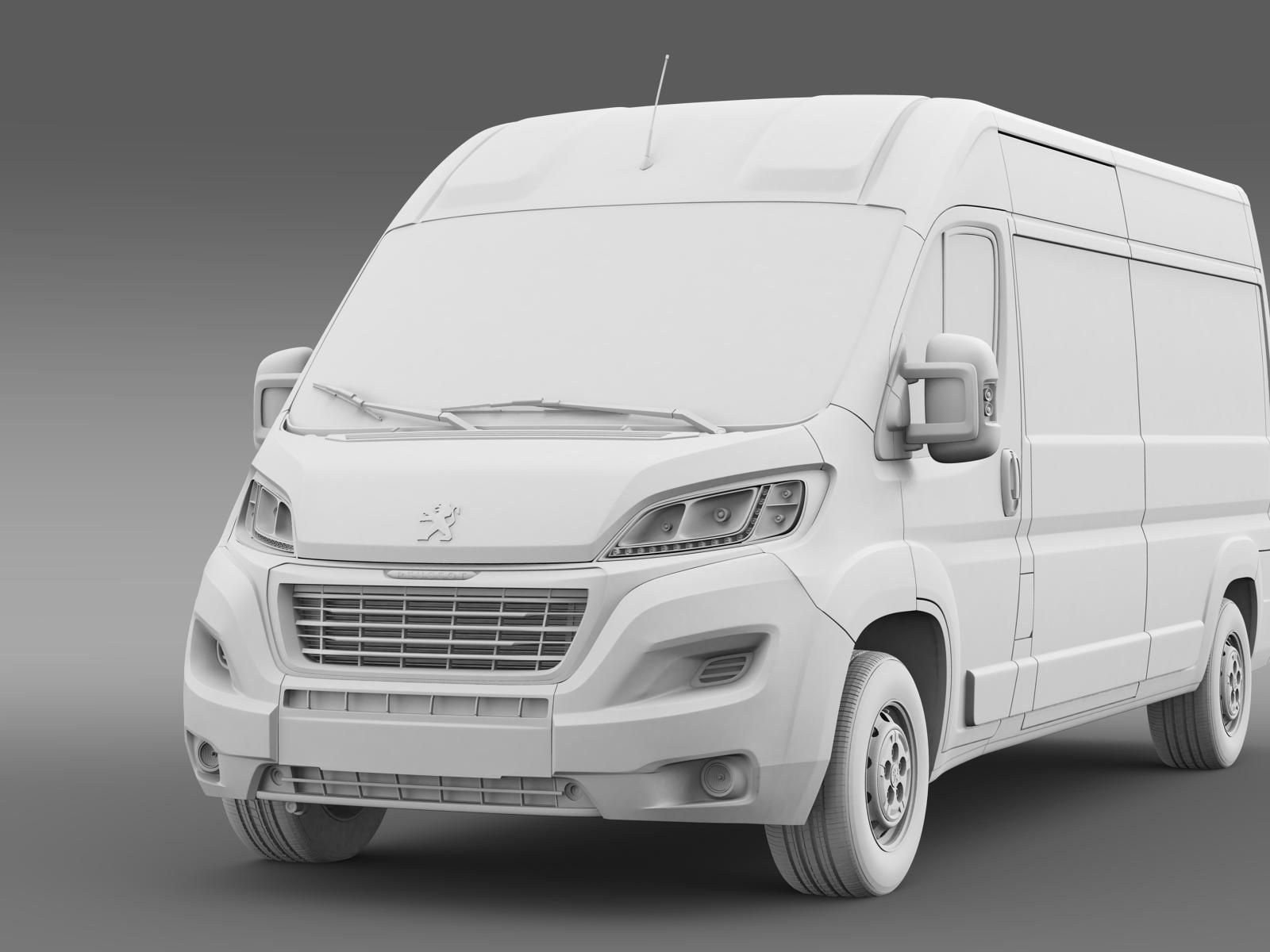 Peugeot Boxer Van L3H2 2017 3D model_14