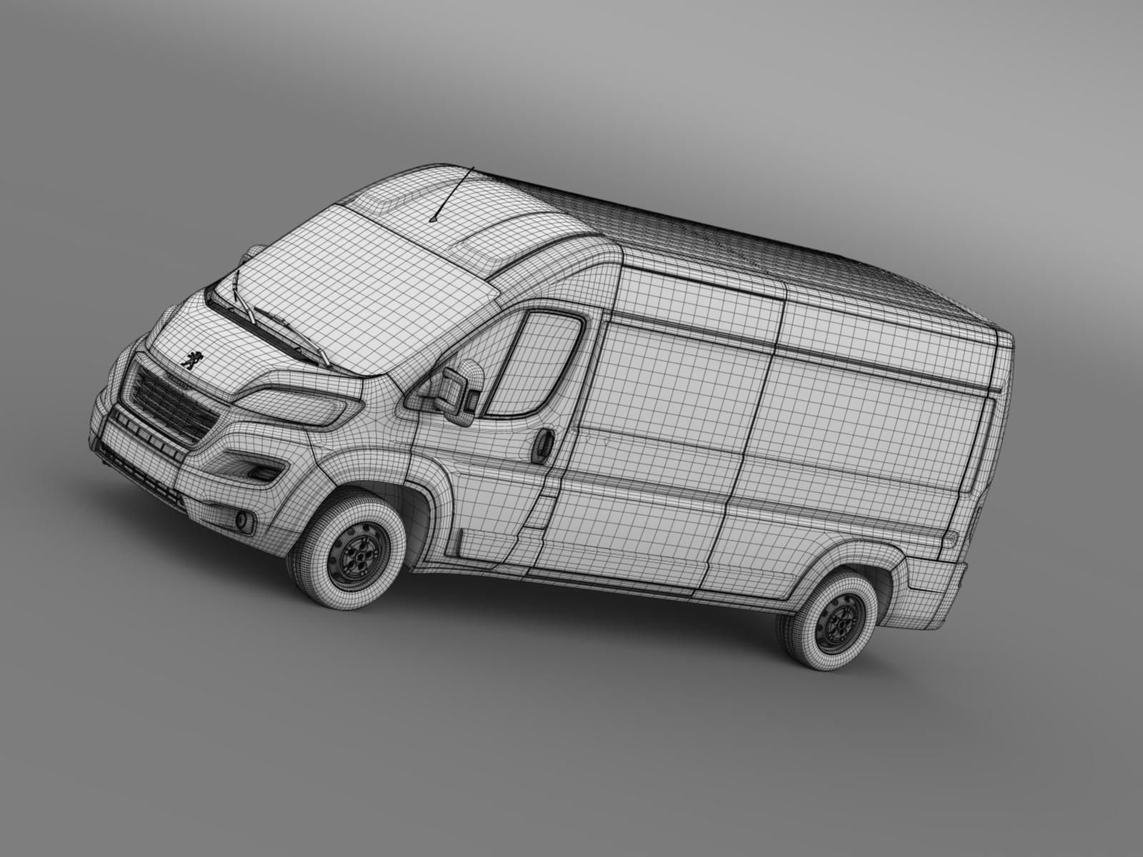 Peugeot Boxer Van L3H2 2017 3D model_15