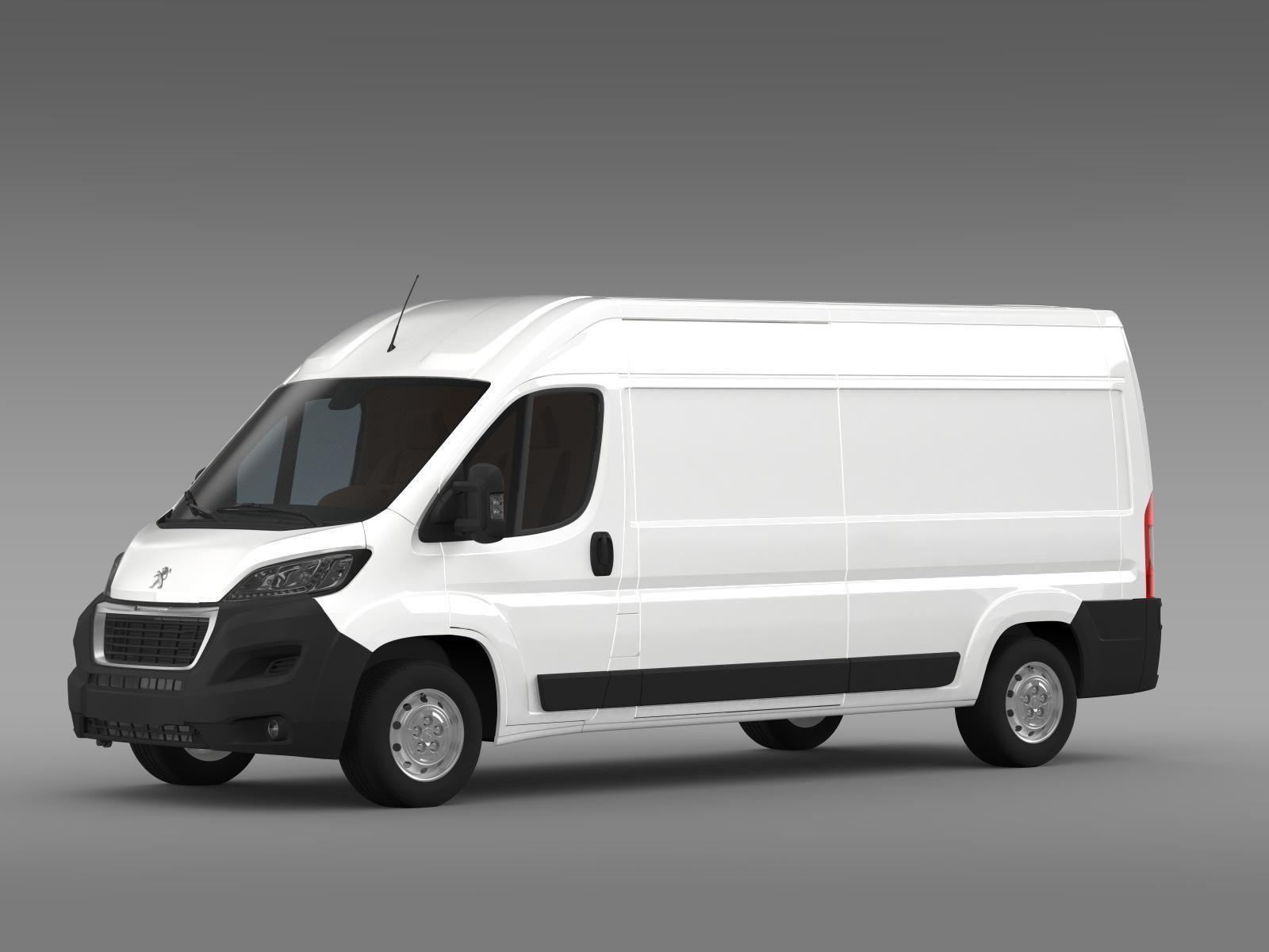 Peugeot Boxer Van L3H2 2017 3D model_4