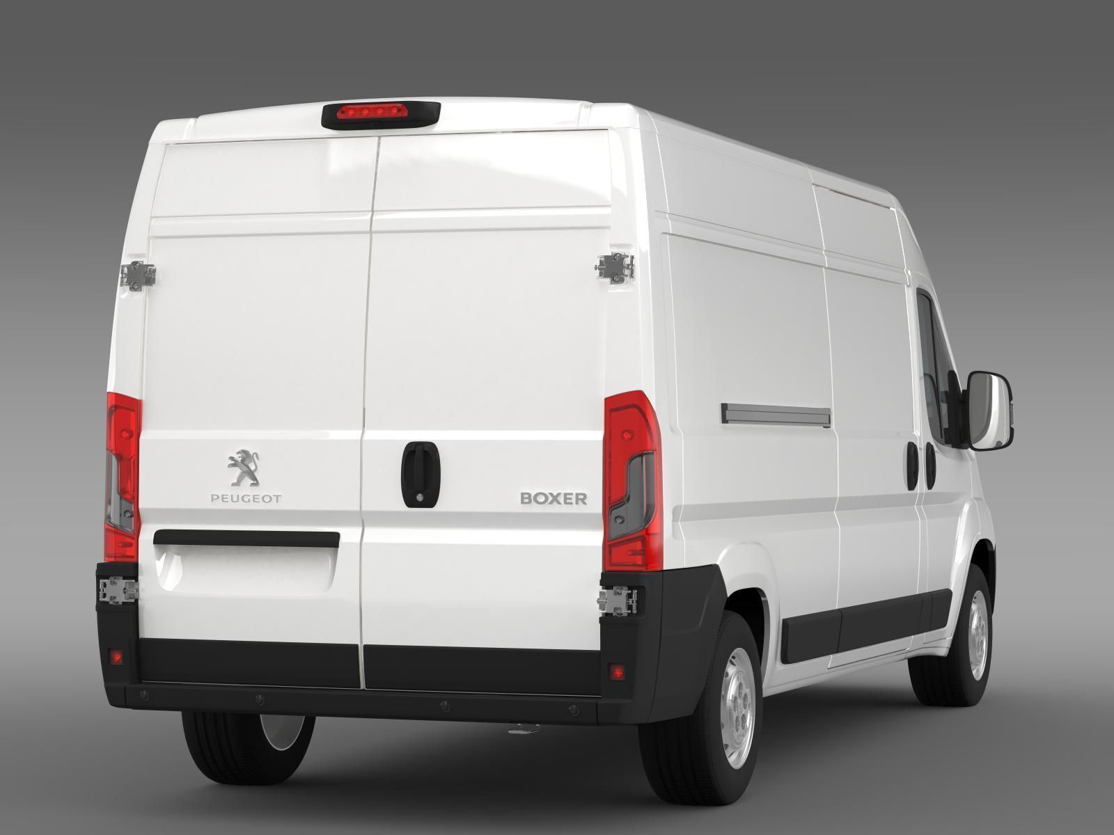 Peugeot Boxer Van L3H2 2017 3D model_7