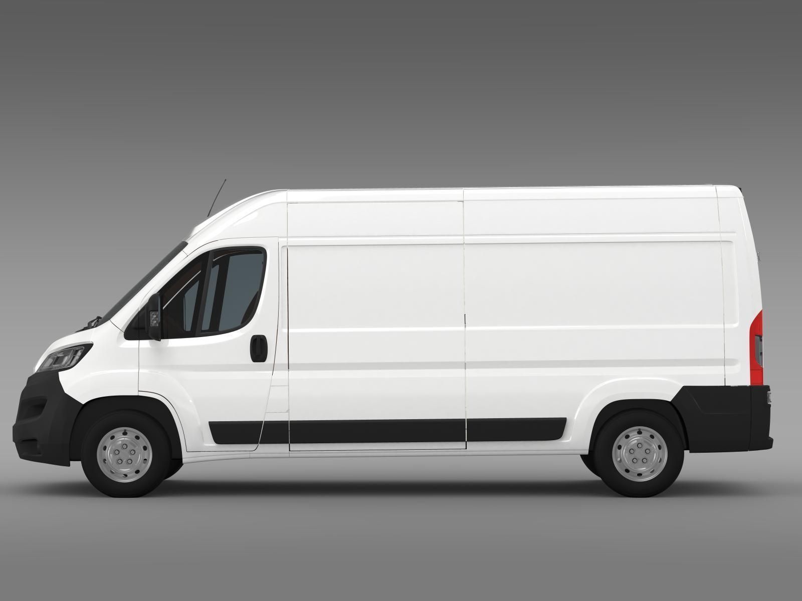 Peugeot Boxer Van L3H2 2017 3D model_3