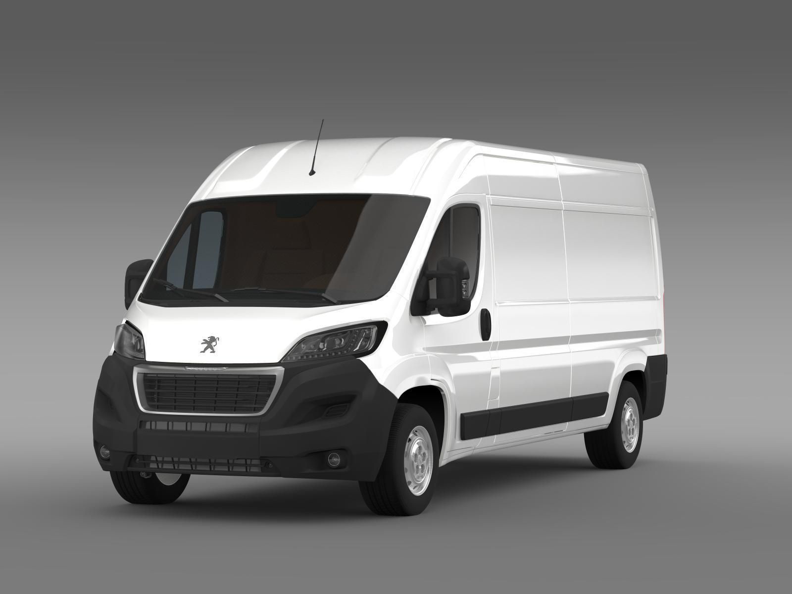 Peugeot Boxer Van L3H2 2017 3D model_5