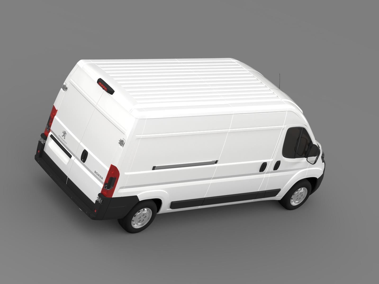 Peugeot Boxer Van L3H2 2017 3D model_8