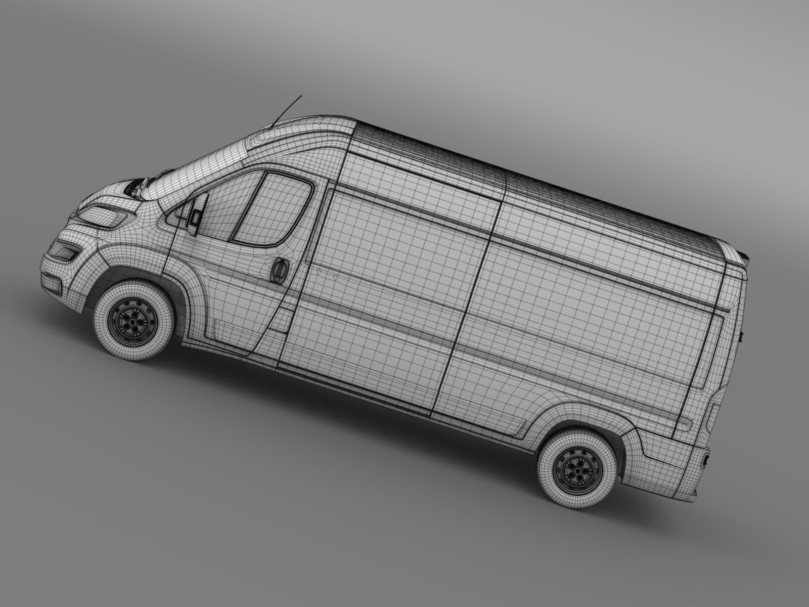 Peugeot Boxer Van L3H2 2017 3D model_17