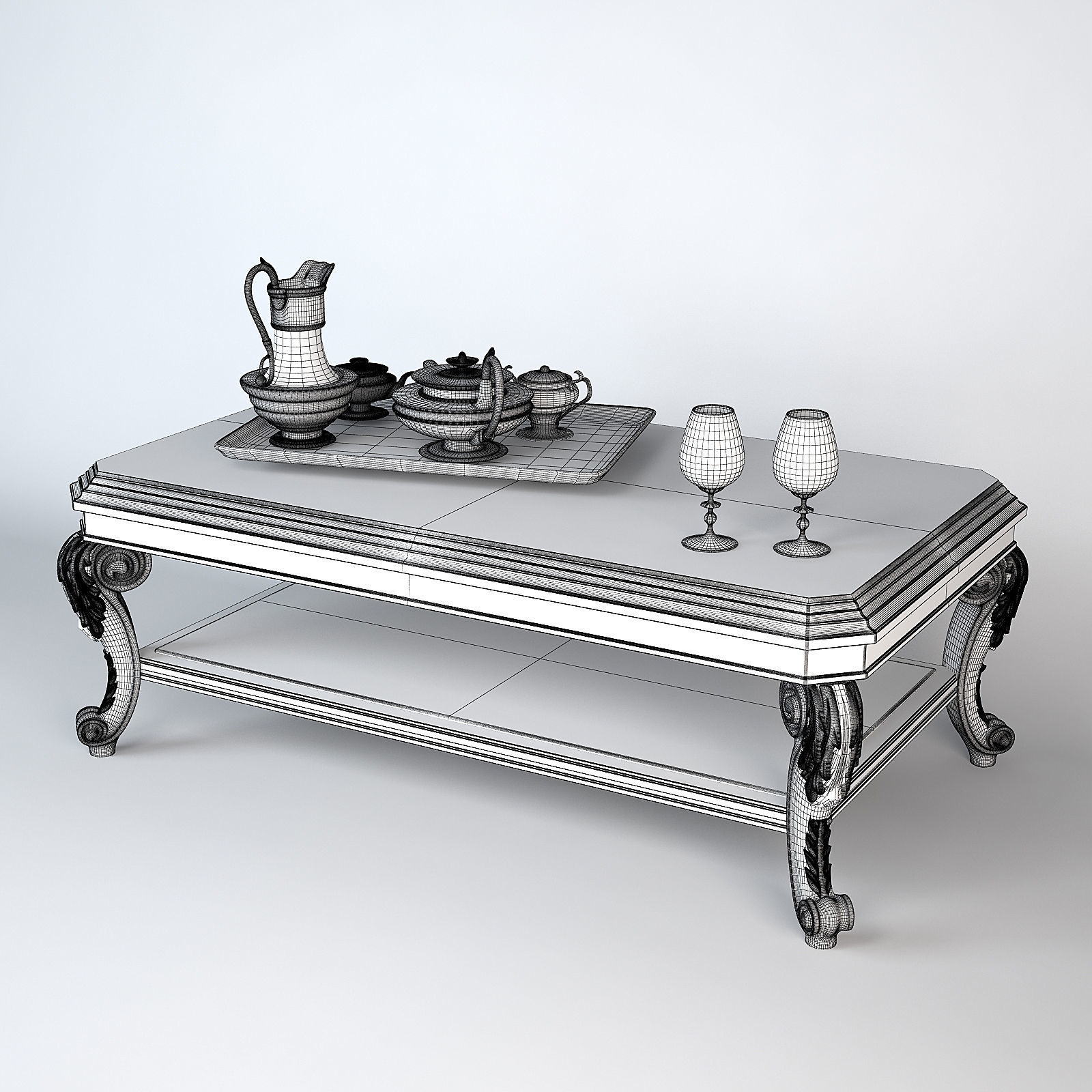 Coffee Table Ceppi 2079 3D model_3