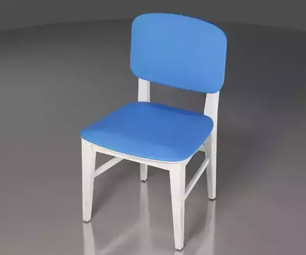 Blue and White Coffee Chair