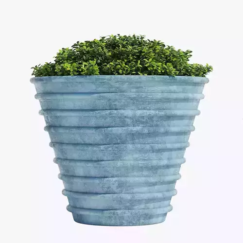 RS-27 plant pot with greenery in it