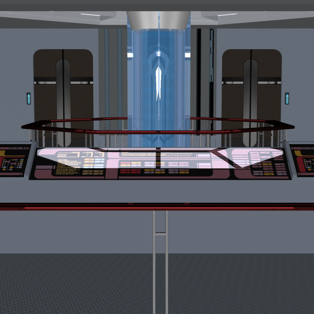 Starship Engineering Room 3 3D model_5
