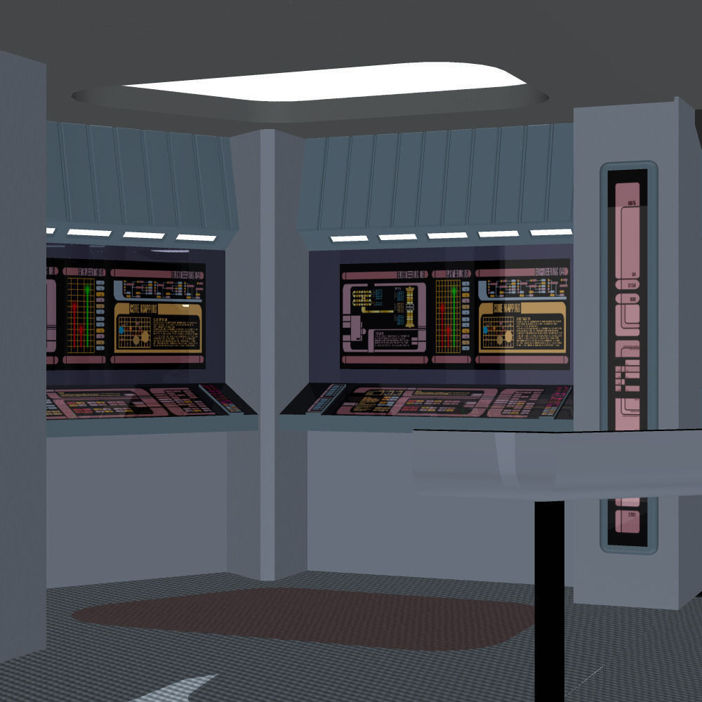 Starship Engineering Room 3 3D model_10