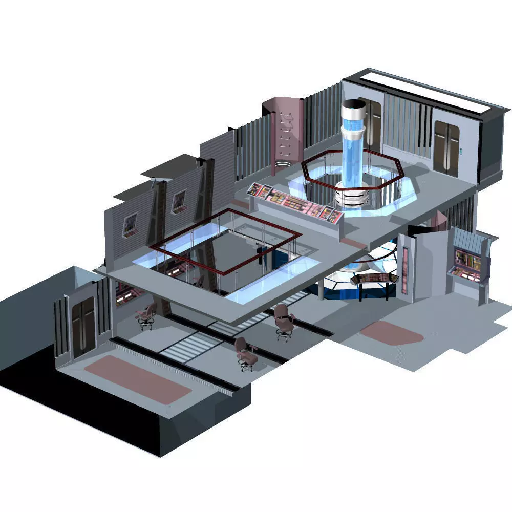 Starship Engineering Room 3 3D model_0