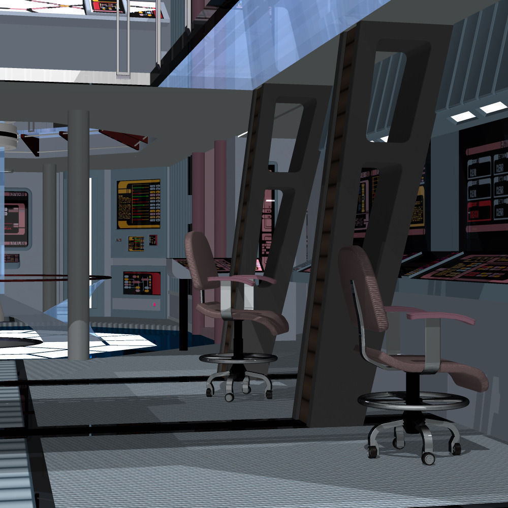 Starship Engineering Room 3 3D model_2