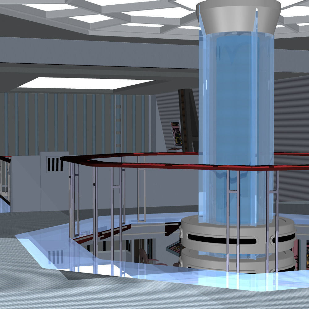 Starship Engineering Room 3 3D model_11