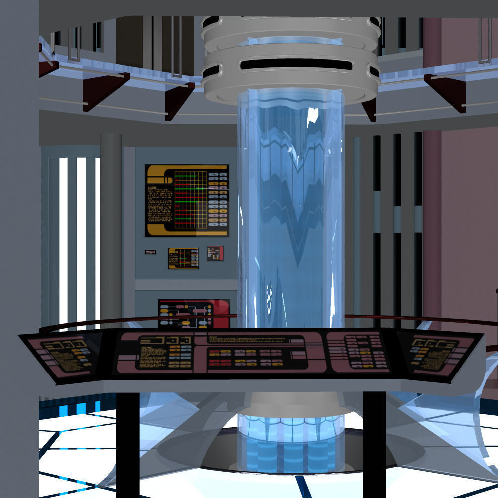 Starship Engineering Room 3 3D model_9