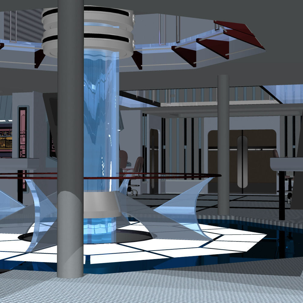 Starship Engineering Room 3 3D model_12