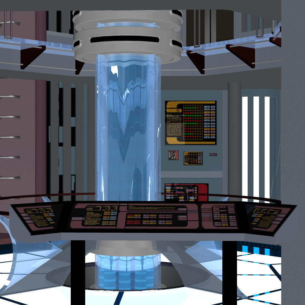 Starship Engineering Room 3 3D model_7