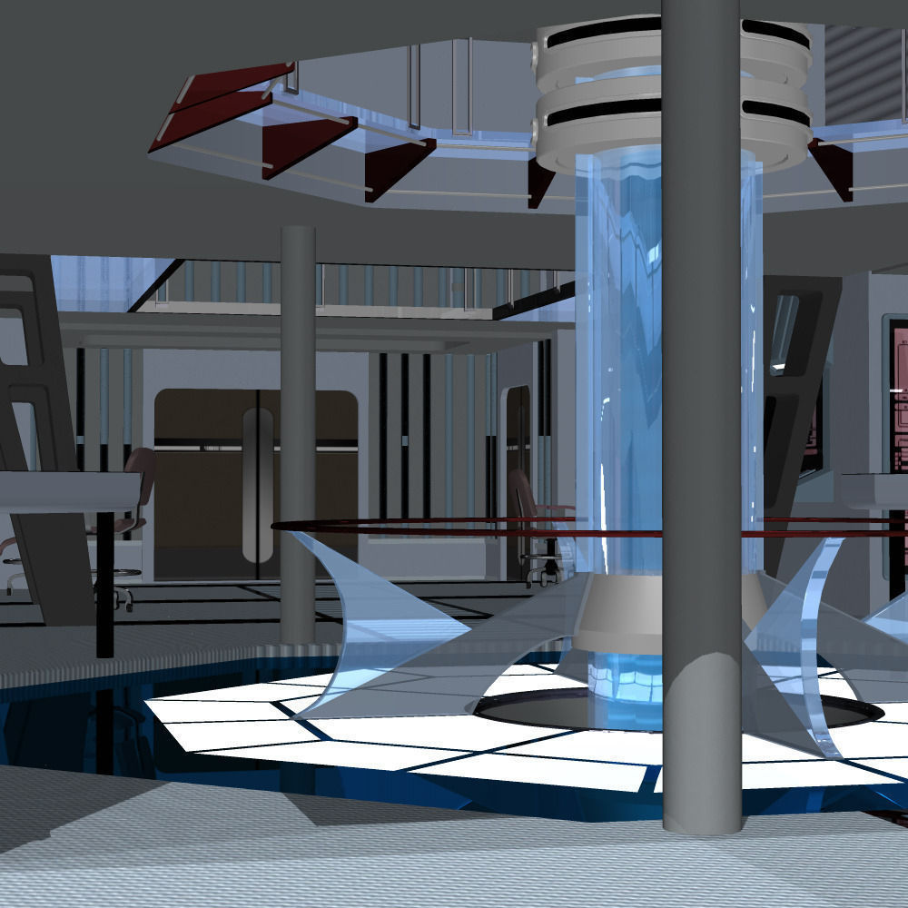 Starship Engineering Room 3 3D model_4