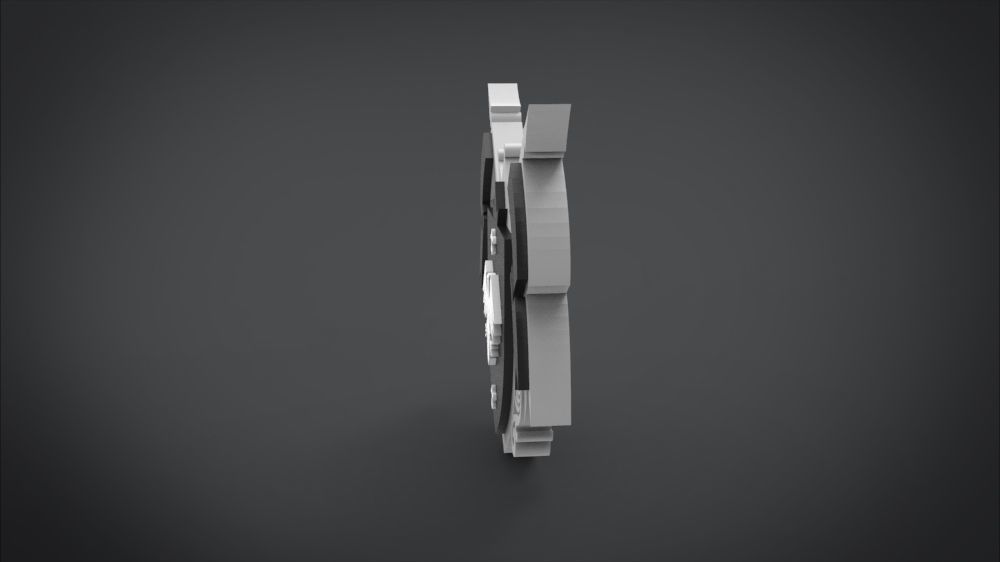 Eagle Emblem Low-poly 3D model_1