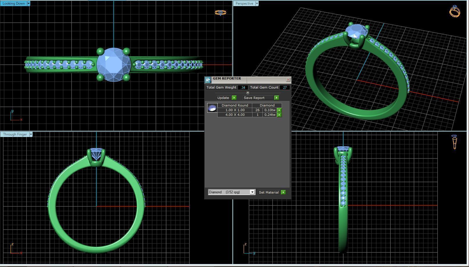 BULK-3DM-With Gems-MIX 168 Files 3D print model_142