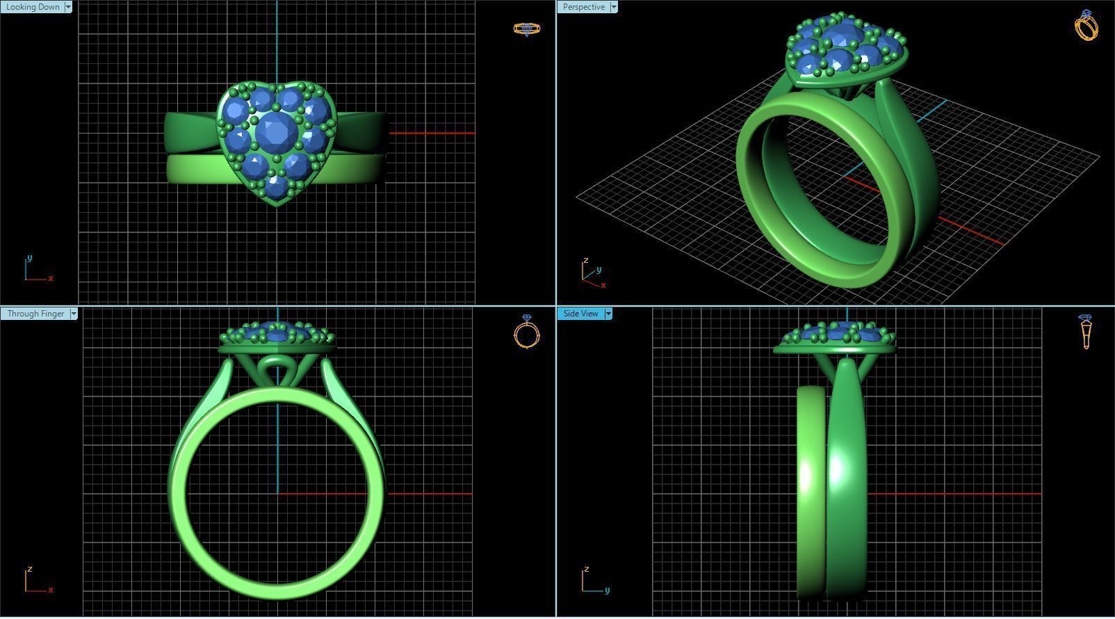 BULK-3DM-With Gems-MIX 168 Files 3D print model_188