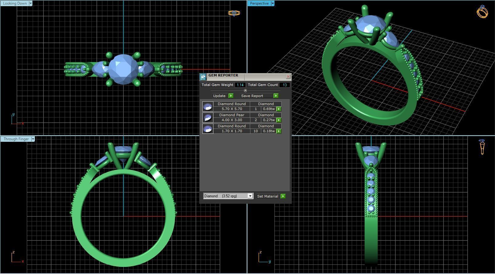 BULK-3DM-With Gems-MIX 168 Files 3D print model_171