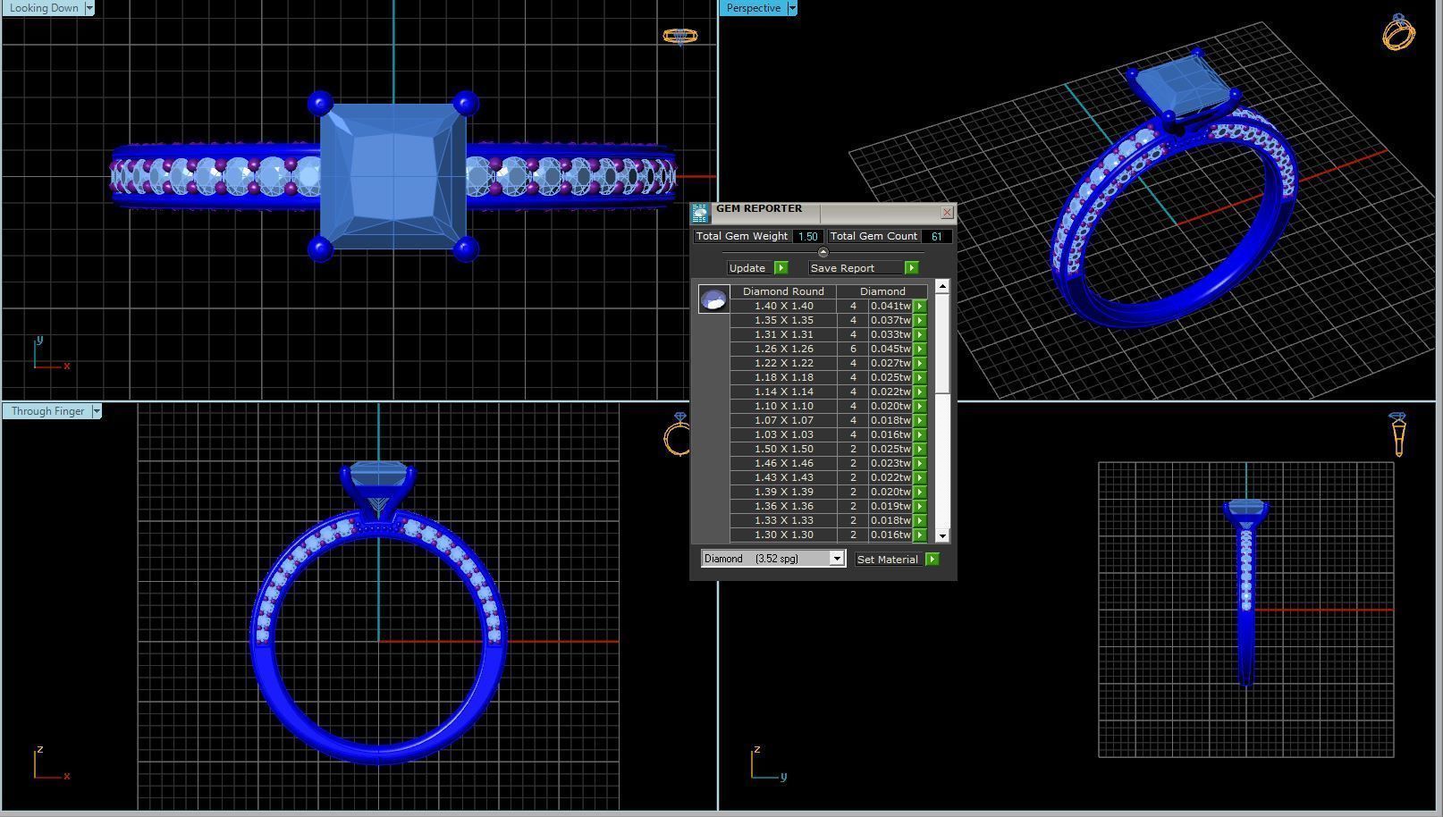 BULK-3DM-With Gems-MIX 168 Files 3D print model_165