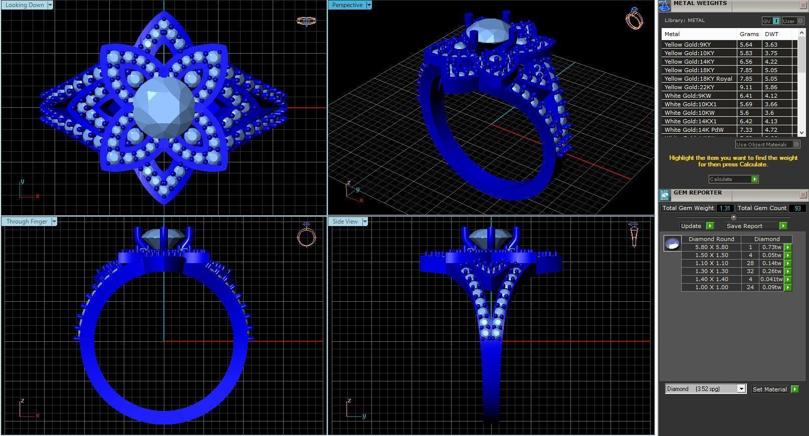 BULK-3DM-With Gems-MIX 168 Files 3D print model_29