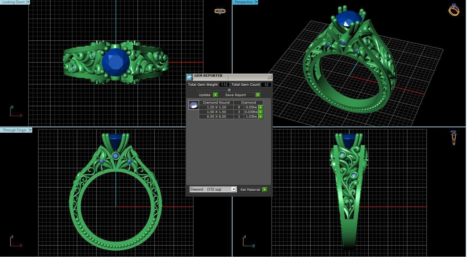 BULK-3DM-With Gems-MIX 168 Files 3D print model_187