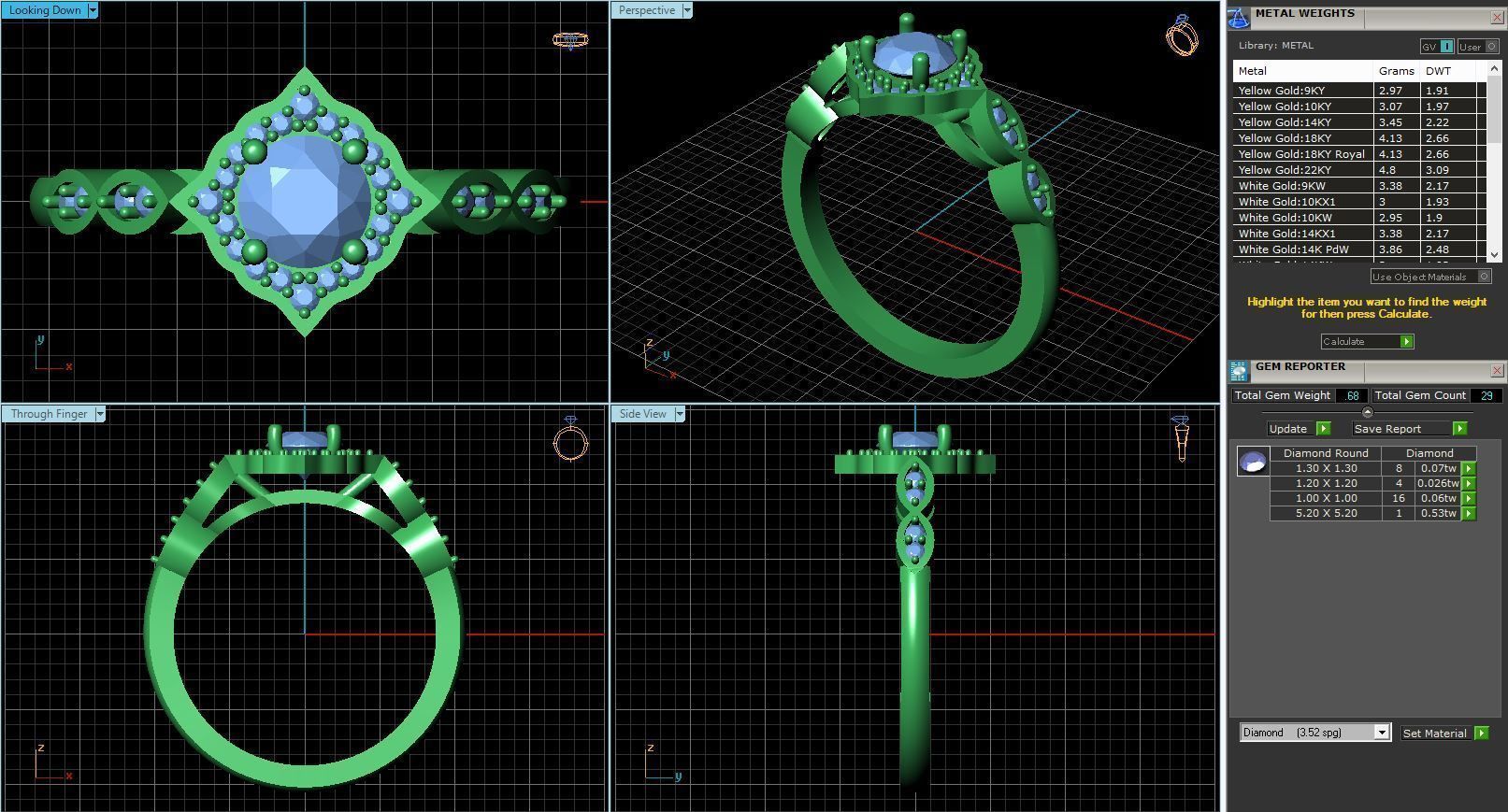 BULK-3DM-With Gems-MIX 168 Files 3D print model_34