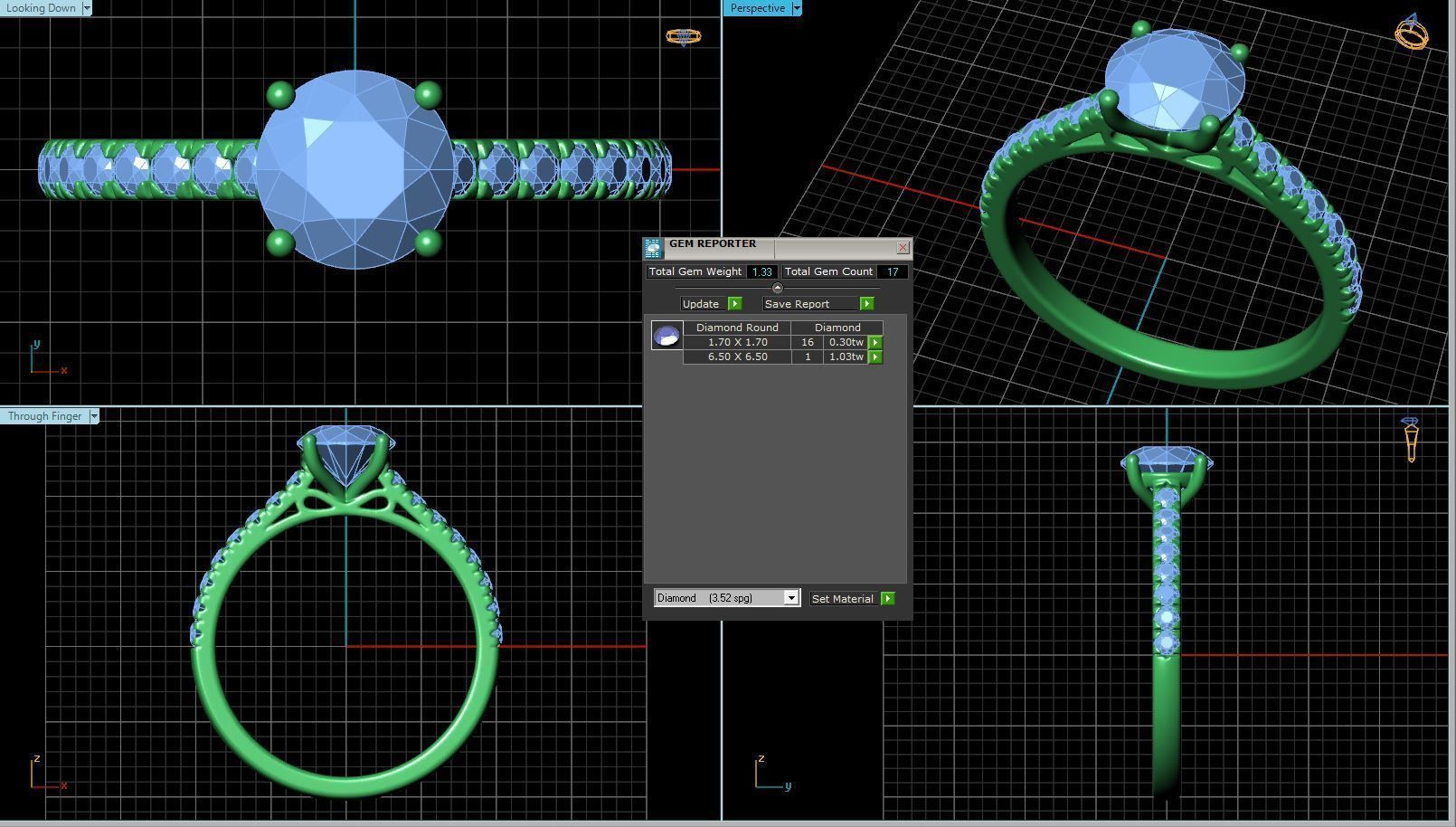 BULK-3DM-With Gems-MIX 168 Files 3D print model_161