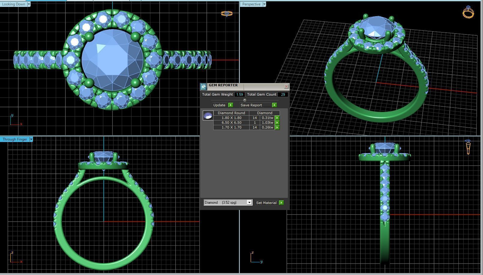 BULK-3DM-With Gems-MIX 168 Files 3D print model_147