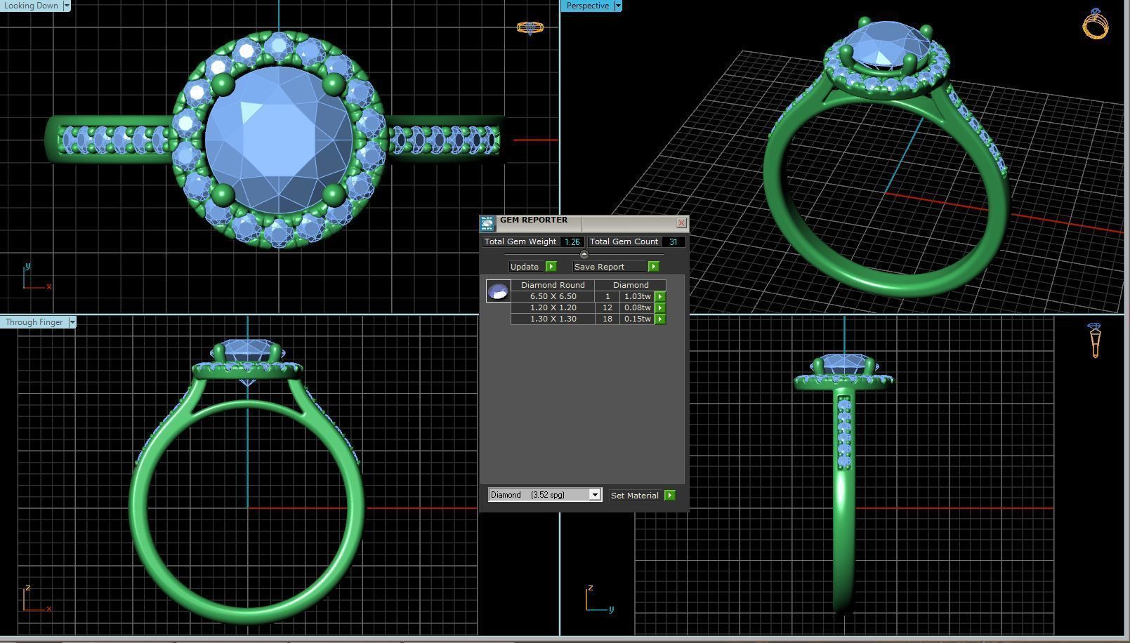 BULK-3DM-With Gems-MIX 168 Files 3D print model_145