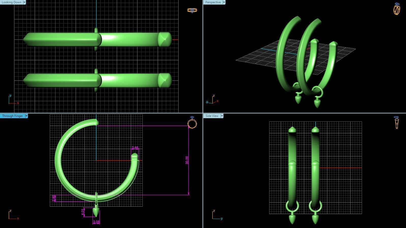 BULK-3DM-With Gems-MIX 168 Files 3D print model_21