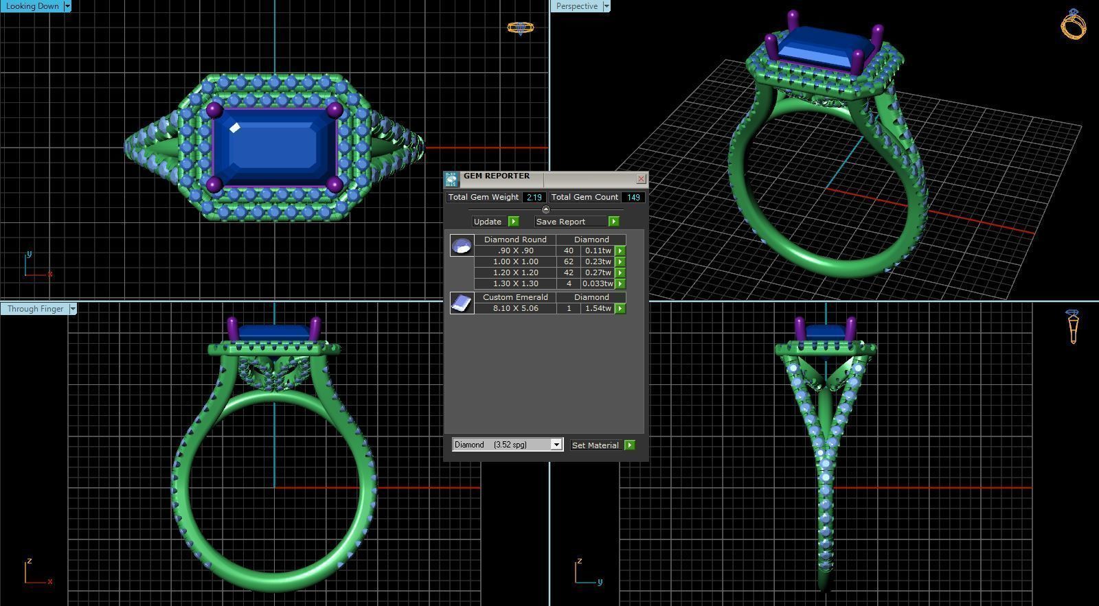 BULK-3DM-With Gems-MIX 168 Files 3D print model_183