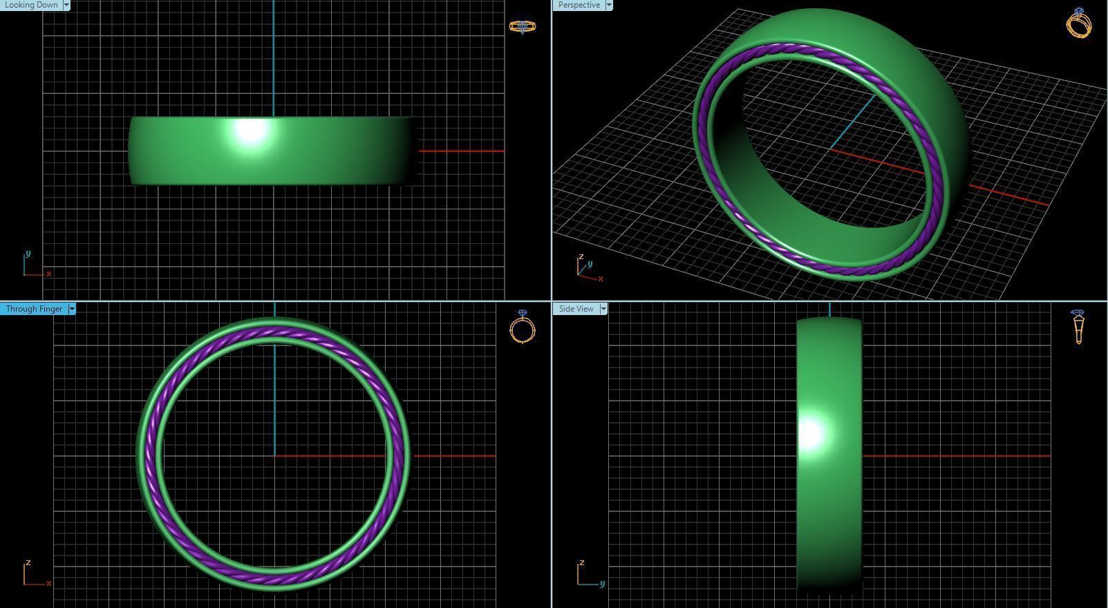 BULK-3DM-With Gems-MIX 168 Files 3D print model_179