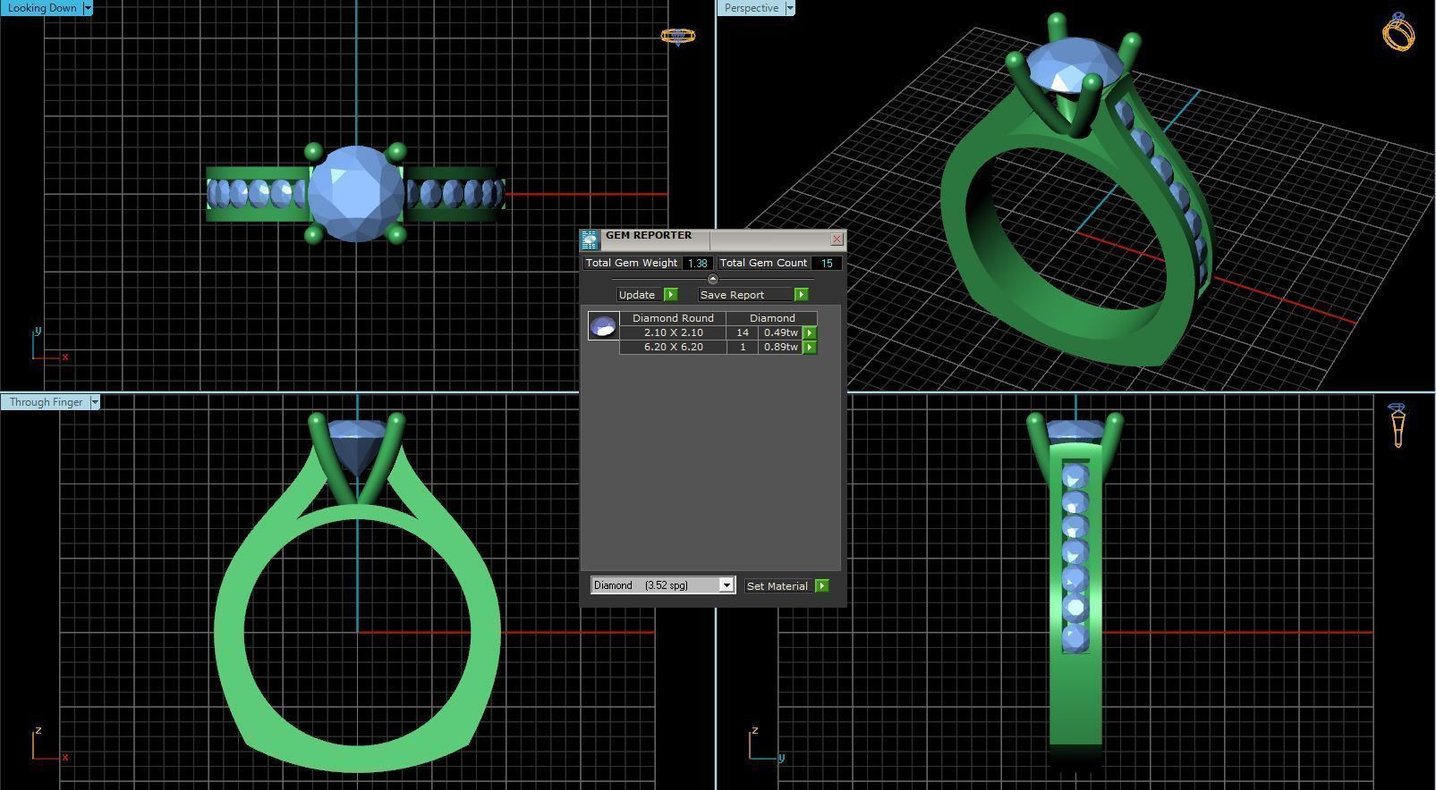 BULK-3DM-With Gems-MIX 168 Files 3D print model_190