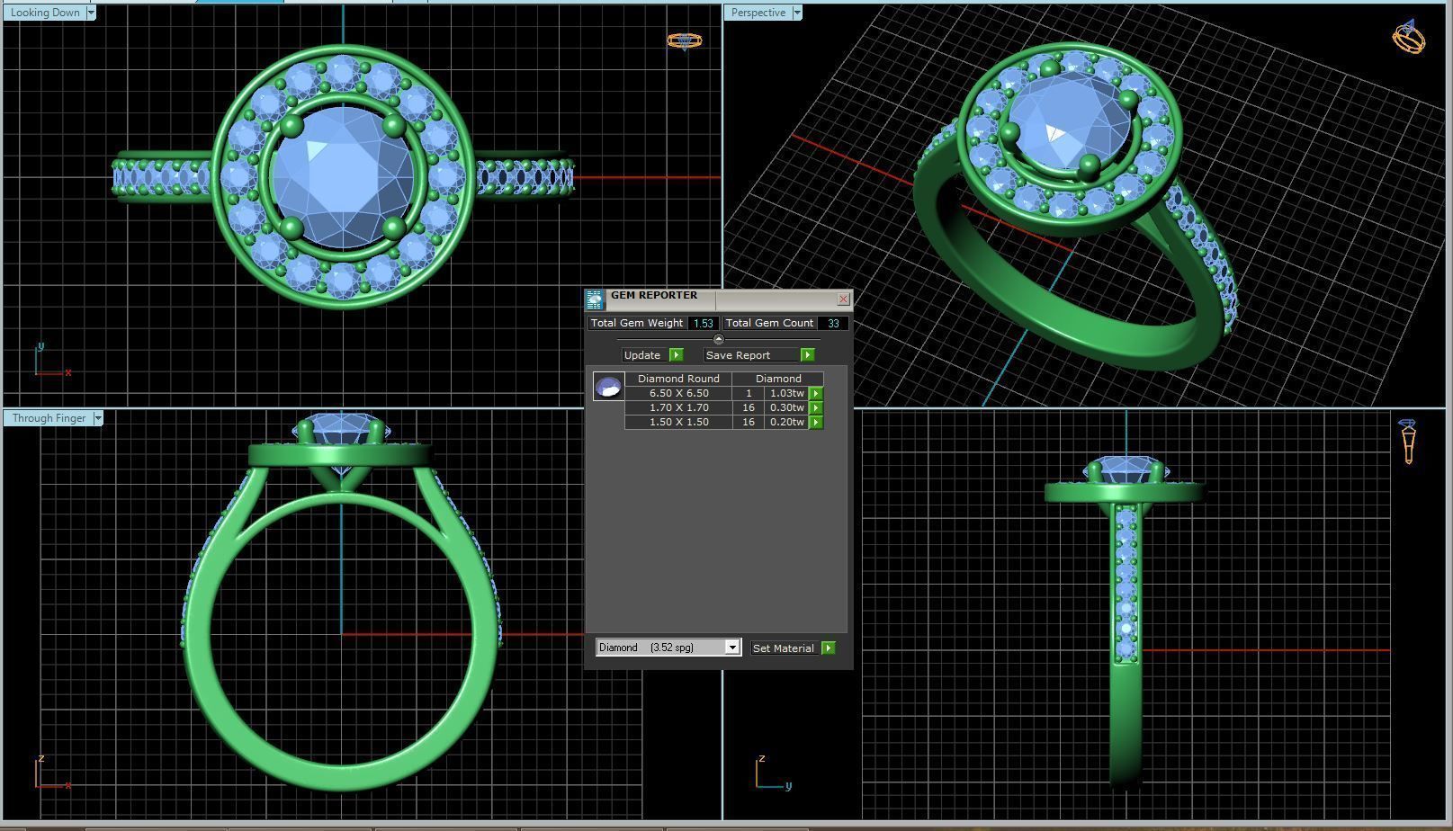 BULK-3DM-With Gems-MIX 168 Files 3D print model_148