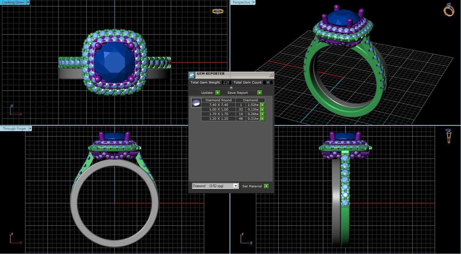 BULK-3DM-With Gems-MIX 168 Files 3D print model_170