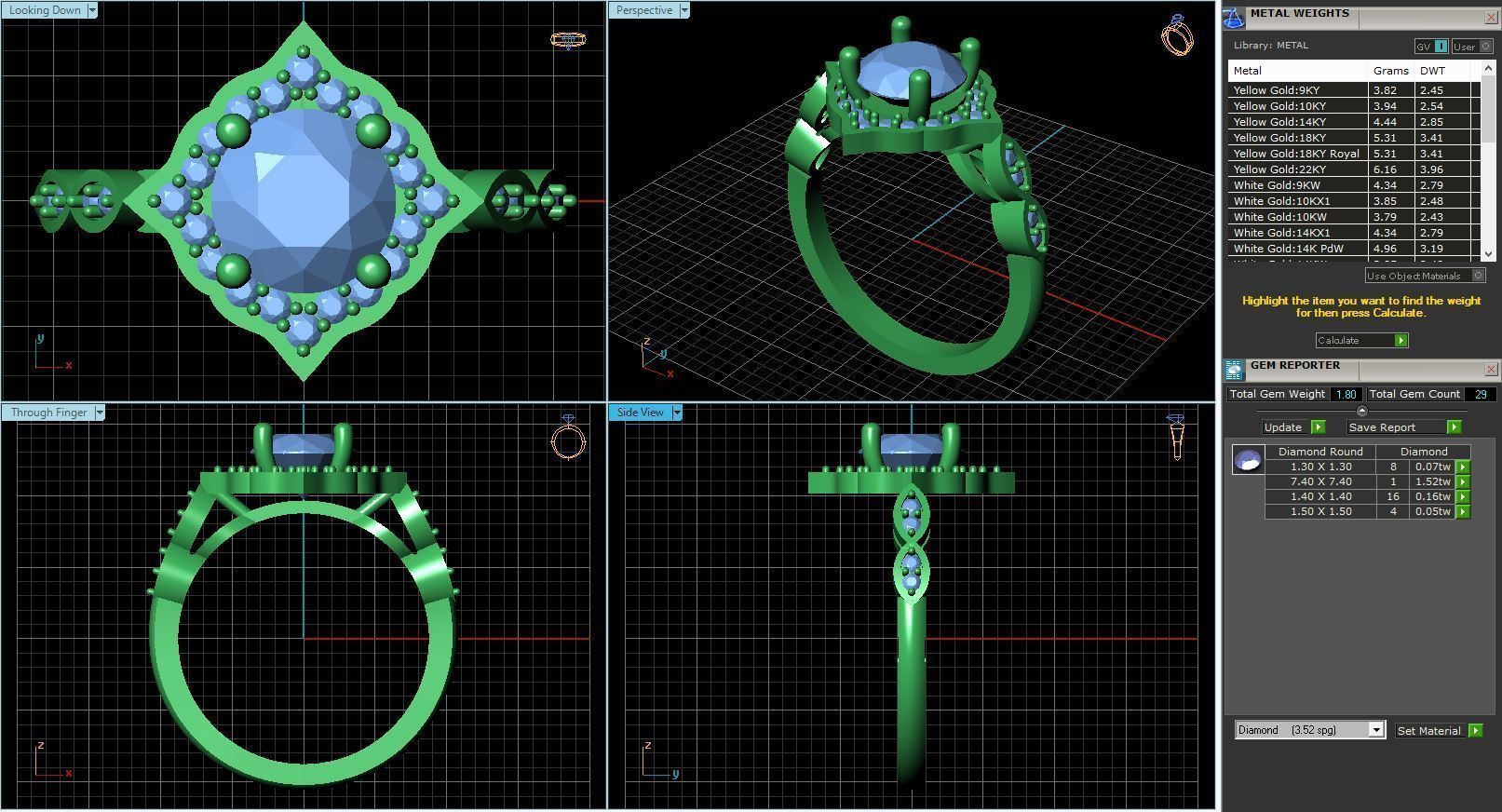 BULK-3DM-With Gems-MIX 168 Files 3D print model_40