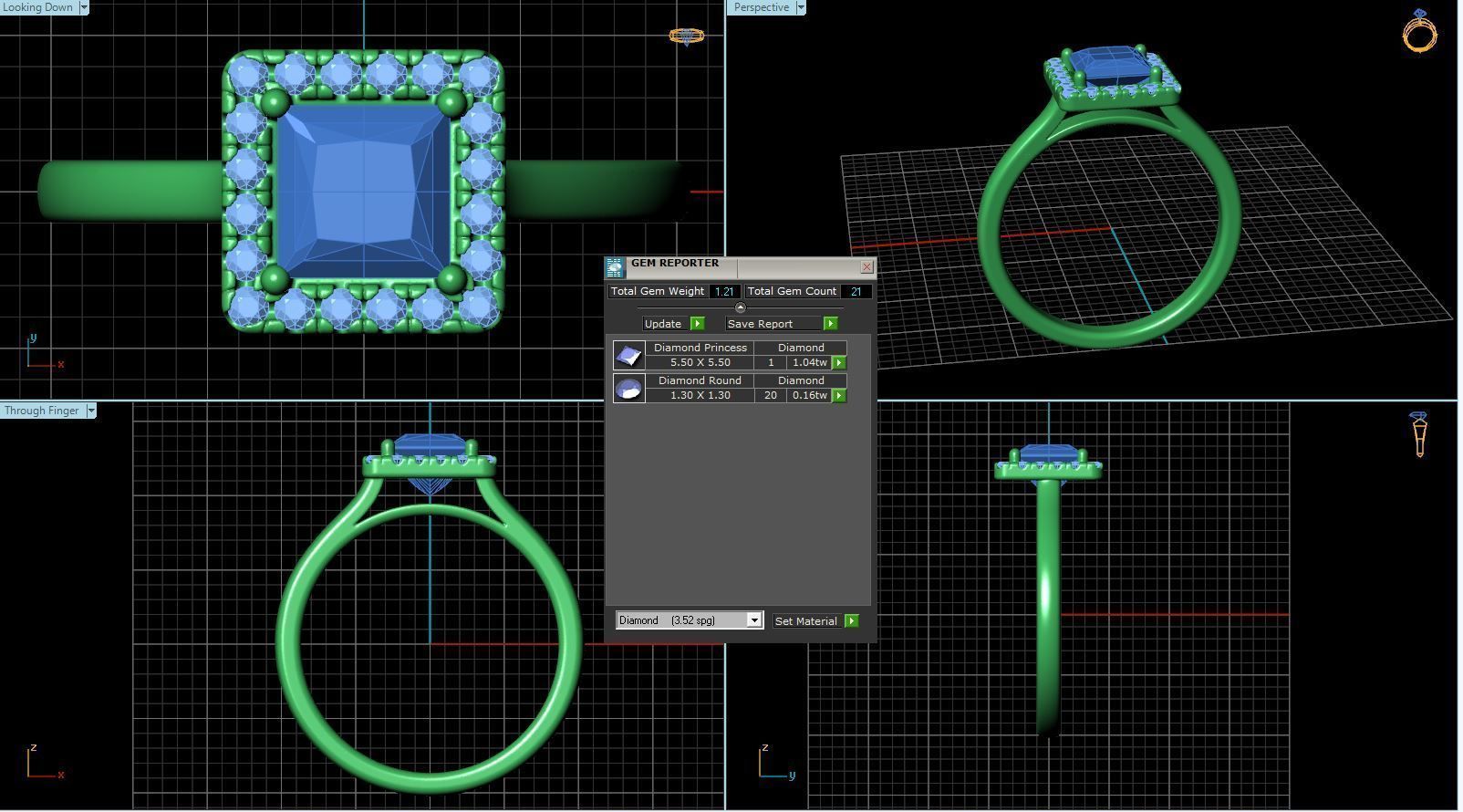 BULK-3DM-With Gems-MIX 168 Files 3D print model_166