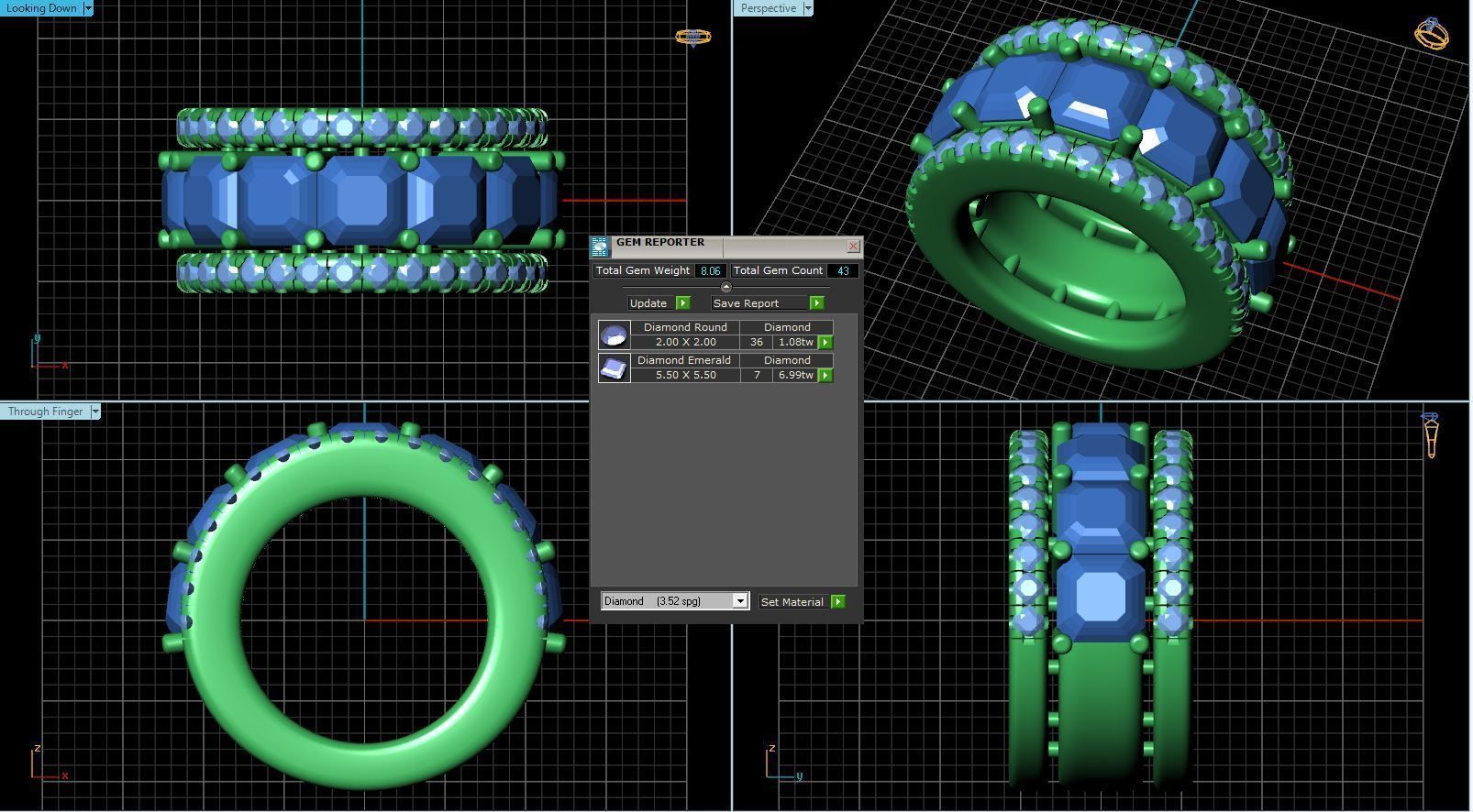 BULK-3DM-With Gems-MIX 168 Files 3D print model_174