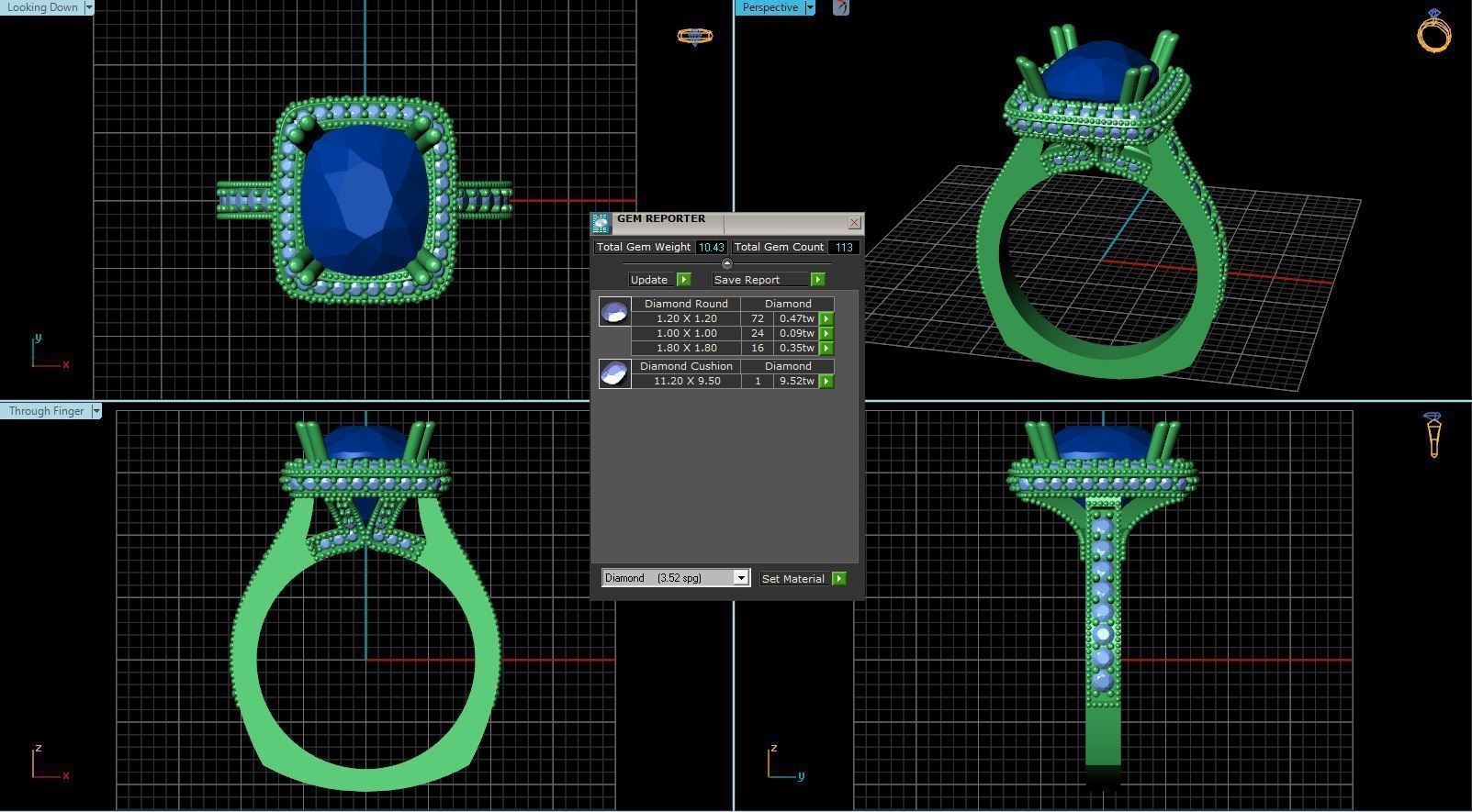 BULK-3DM-With Gems-MIX 168 Files 3D print model_173