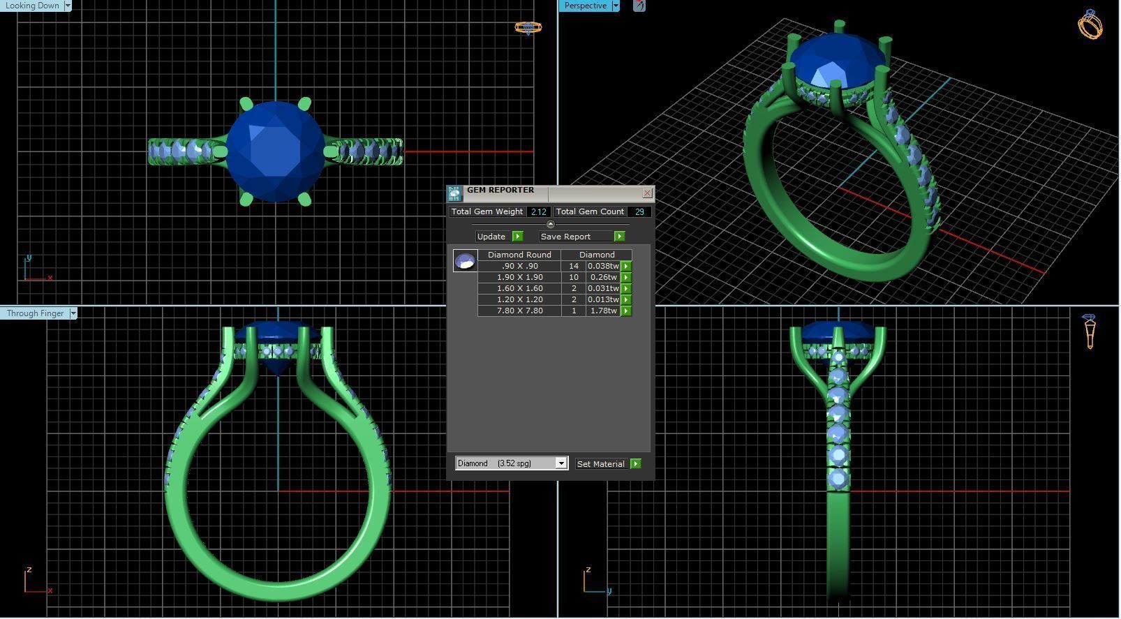 BULK-3DM-With Gems-MIX 168 Files 3D print model_186