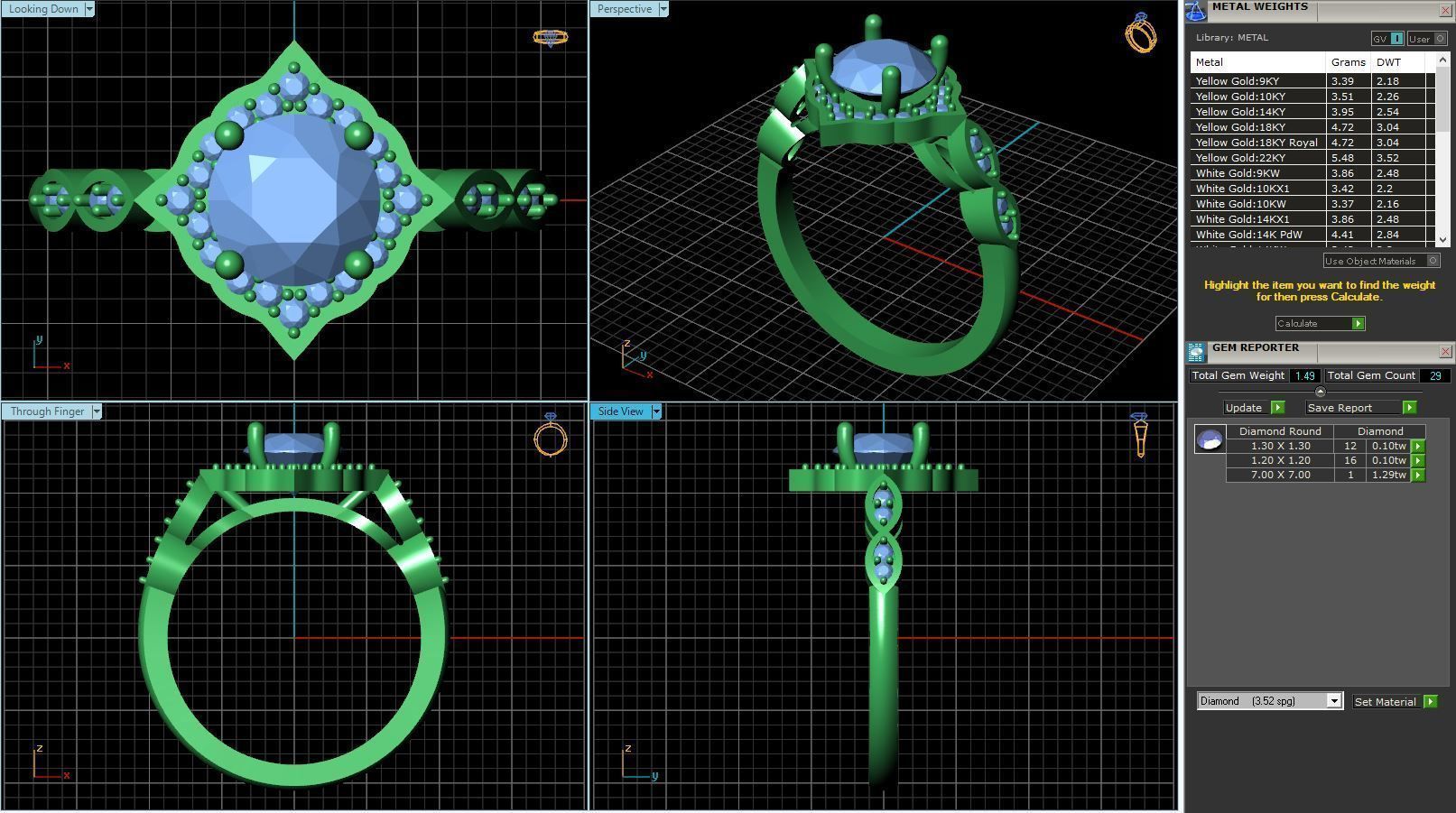 BULK-3DM-With Gems-MIX 168 Files 3D print model_38