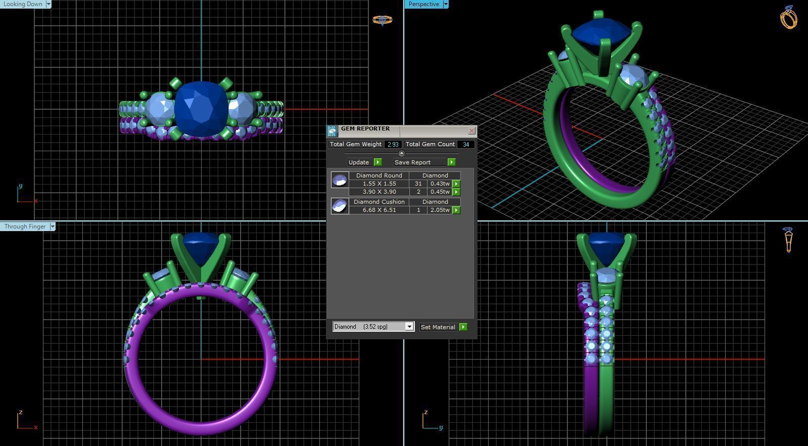 BULK-3DM-With Gems-MIX 168 Files 3D print model_168